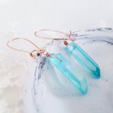 Adore Gemstone Earrings Collection - Angel Aura Quartz Earrings