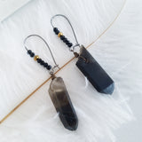 Adore Gemstone Earrings Collection - Smoky Quartz Earrings