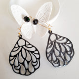 Charismatic Wanderlust Collection - Horn Earrings Flora Filigree