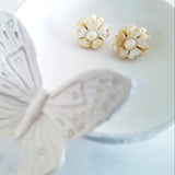 Charismatic Wanderlust Collection - Horn Earrings Flower Studs