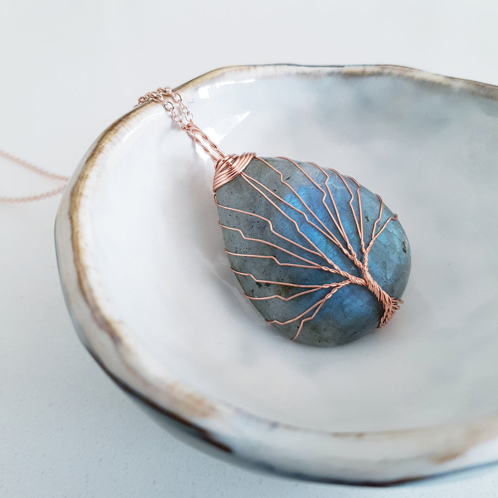 Tree of Life Collection - Labradorite Tree of Life Necklace