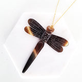 Charismatic Wanderlust Collection - Horn Necklace Dragonfly