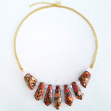 Adore Gemstone Collection - Colourful Sea Sediment Jasper Choker Necklace (Limited Edition)
