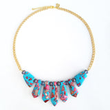Adore Gemstone Collection - Colourful Sea Sediment Jasper Choker Necklace (Limited Edition)
