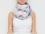 Watercolor Hand Dyed Unique Scarf