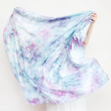 Watercolor Hand Dyed Unique Scarf