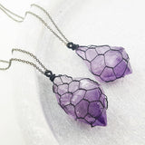 Adore Gemstone Collection - Amethyst Raw Necklace - Soul Made Boutique