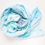 Watercolor Hand Dyed Unique Scarf