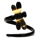 Charismatic Wanderlust Collection - Horn Bangle Dragonfly - Soul Made Boutique