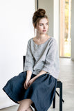 Kalinda Minimal Linen Skirt