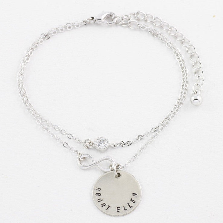 Amor Personalised Collection - Bracelet Zirconia & Infinity - Soul Made Boutique