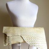 Statement Leather Hide Clutch