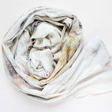 Watercolor Hand Dyed Unique Scarf