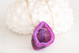 Adore Gemstone Collection - Cave Druzy Necklace - Soul Made Boutique