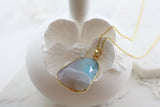 Adore Gemstone Collection - Agate Slice Necklace - Soul Made Boutique