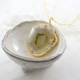 Adore Gemstone Collection - Agate Slice Necklace - Soul Made Boutique