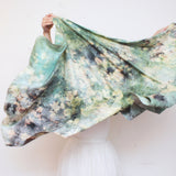Watercolor Hand Dyed Unique Scarf