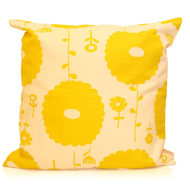 Screen Printed Flower Dreams Cushion Cover
