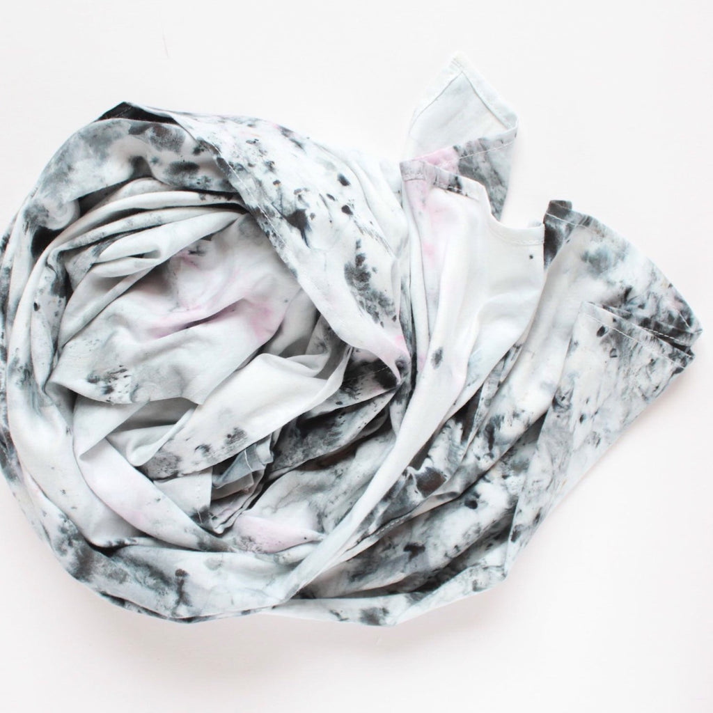 Watercolor Hand Dyed Unique Scarf