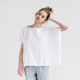Lila Oversized Linen Top