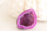 Adore Gemstone Collection - Cave Druzy Necklace - Soul Made Boutique