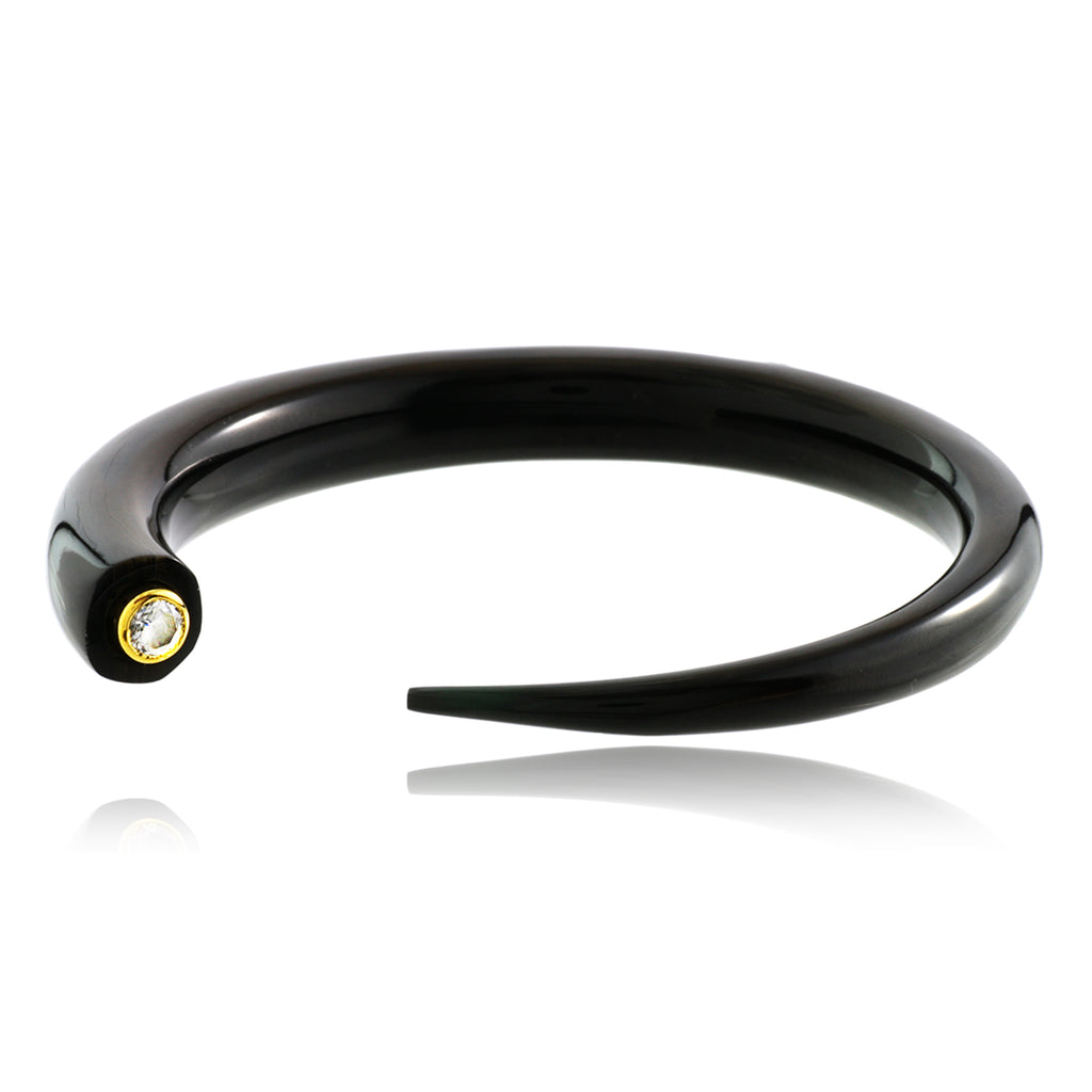 Charismatic Wanderlust Collection - Horn Bangle Black Beauty - Soul Made Boutique