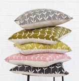 Screen Printed Solid Orla Cushion Cover