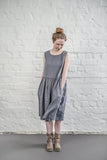 Nicole Simple Linen Dress