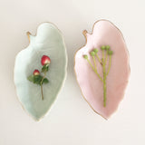 Pair of Leaf shaped Dishes