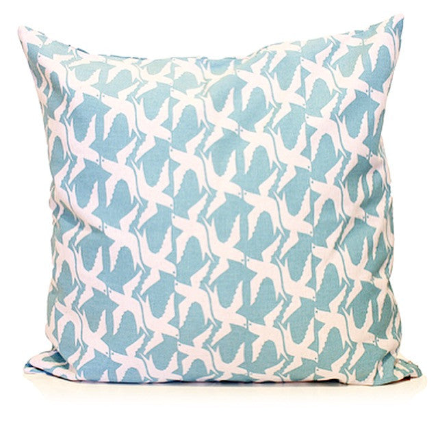 Screen Printed Birds Cushion Cover