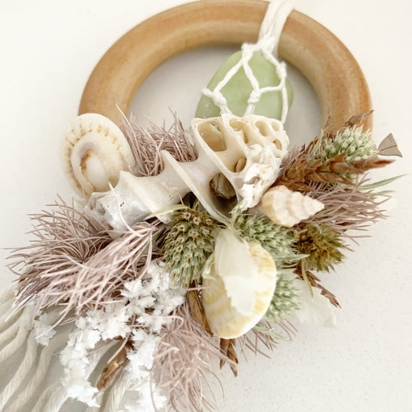 Assorted Gemstone Garden Wreath