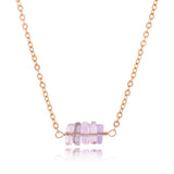 Adore Gemstone Collection - Amethyst Strand Necklace - Soul Made Boutique