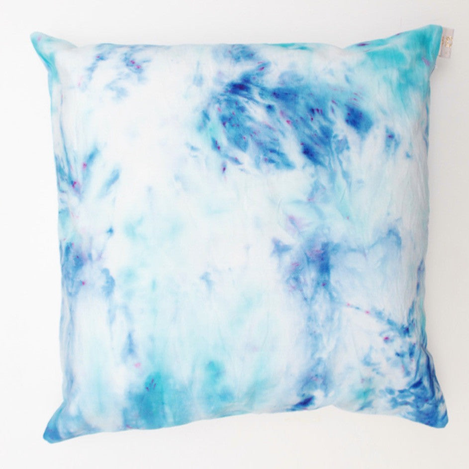 Watercolor Hand Dyed Cushion Cover