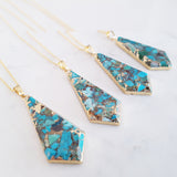 Adore Gemstone Collection - Blue Howlite Necklace