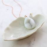 Adore Gemstone Collection - Druzy Teardrop Necklace - Soul Made Boutique