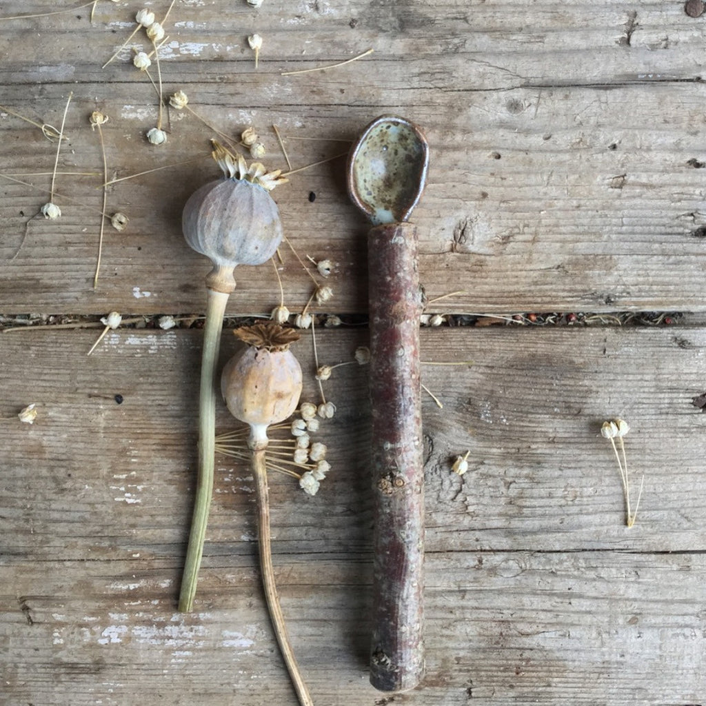 Rustic Spoon Rescued Cedar Handle