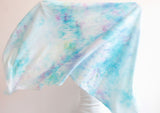 Watercolor Hand Dyed Unique Scarf