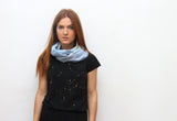 Watercolor Hand Dyed Unique Scarf