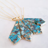 Adore Gemstone Collection - Blue Howlite Necklace