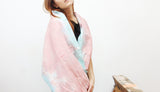 Watercolor Hand Dyed Unique Scarf