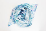 Watercolor Hand Dyed Unique Scarf