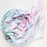 Watercolor Hand Dyed Unique Scarf