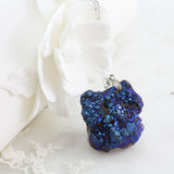 Adore Gemstone Collection - Druzy Raw Necklace - Soul Made Boutique