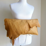 Statement Leather Hide Clutch