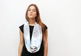 Watercolor Hand Dyed Unique Scarf
