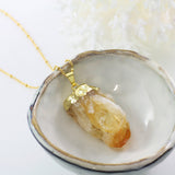 Adore Gemstone Collection - Citrine Raw Necklace - Soul Made Boutique