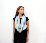 Watercolor Hand Dyed Unique Scarf