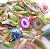 Adore Gemstone Collection - Agate Bar Strand Necklace - Soul Made Boutique