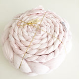 Hand Dyed Rustic Braided Scarf
