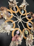 Assorted Gemstone Garden Wreath